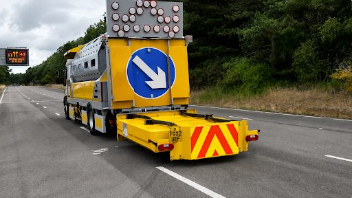 ACLM Automatic Cone Laying Machine KING, Video film from the HighwaysLens UK highways portfolio